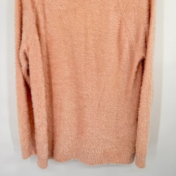 Torrid Womens blush Pink Fluffy Knit Sweater Size 1X Cotton Blend plus - Picture 5 of 13